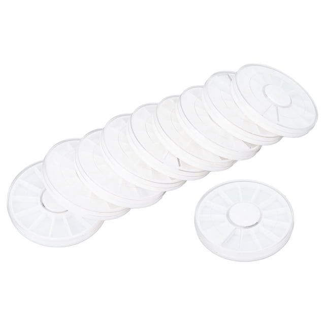 Conteneur à Bijoux Rond, Boîte de Rangement pour Art des Ongles Anti-Poussière pour Boucles d'Oreilles pour Pilules pour Manucure