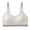 White, variant on Gelikeya Girls Training Bras Size 15-16 Trendy Solid 2025 Sports Bras Adjustable Straps Teen Girl Bras Breathable Cotton Bra (Green, 15-16 Years)