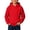 Red, variant on LEKWK Hoodies for Boys Casual Long Sleeve Pullover Classic Fall Sweatshirts Loose Fit Hooded Pullovers Fall School Travel Sweatshirt