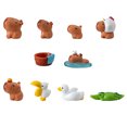 thumbnail image 4 of GOOHOCHY Figuras de animales de escritorio en miniatura, estatuas de animales de dibujos animados, decoración de animales de escritorio DIY, 10 Uds., 4 of 7