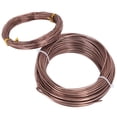 thumbnail image 4 of Brown Aluminum Wire Flexible Jewelry Beading Wire Jewelry Craft Making Accessory 20m, 4 of 8