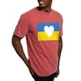 thumbnail image 4 of CafePress - Ukraine Heart T Shirt - Mens Comfort Colors Shirt, 4 of 5