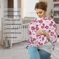thumbnail image 4 of Haiem Bike with Donut Wheels Baby Nursing Cover & Nursing Poncho - Multi Use Cover for Baby Car Seat Canopy, Stroller Cover, 360°Full Privacy Breastfeeding Coverage, 4 of 9