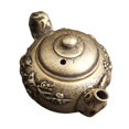 thumbnail image 1 of Golden Brass Tea Pot Decoration Kettle Adornment for Decor, 1 of 5