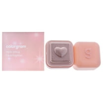 Milk Bling Heartlighter - 01 Peach Heart by Colorgram for Women - 0.07 oz Highlighter