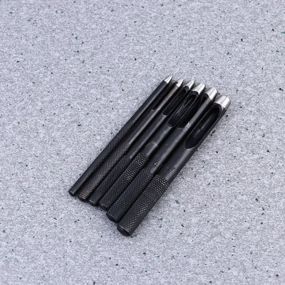 FELTECHELECTR 6Pcs Circle Punch for Crafting Leather Punch Tool in 1mm to 5mm Sizes for Artisans
