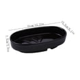thumbnail image 2 of Hydroponic Plant Saucer, Elliptical Ceramic Desktop Flower Pot Pallet Drip Trays, 2 of 4