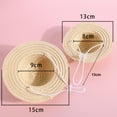 thumbnail image 6 of ievspot Pet Straw Hat Handwoven Sun Cap with Adjustable Chin Strap Headwear Accessories for Birthdays Special Occasions, 6 of 8