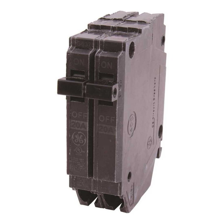 Qです Square D - 20 Amp, 240 VAC, 2 Pole, Bolt On Miniature Circuit