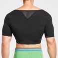 thumbnail image 4 of Dpytoraw Men Zipper Vest Corset Body Shape Tight Chest Back Lift Shapewea, 4 of 5