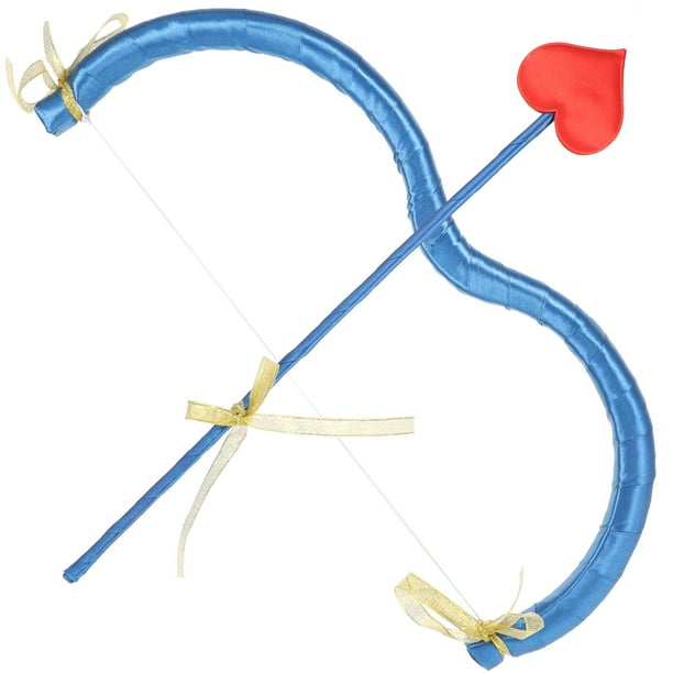 1 juego de arco y flecha de Cupido para San Valentín, accesorios para disfraz de Cupido, suministros de cosplay