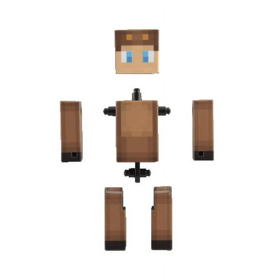 Canadian Moose Action Figure Toy, 4 Inch Custom Series Figurines by EnderToys [Not an official Minecraft product]