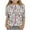 Khaki Plus Size Blouse for kids_s, variant on Unisex Kids Spring Tops Crew Neck Loose Fit Fall Fashion Shirts Flower Pattern Blouses for Girls Dressy Casual 3/4 Sleeve Tunic Tops Lightweight Basic T-Shirts