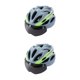 thumbnail image 3 of Eigraketly Casco de bicicleta ajustable con forro cómodo: apto para todas las formas Casco de ciclismo de PC de secado rápido Luz de seguridad Azul Claro Verde 2piezas, 3 of 6