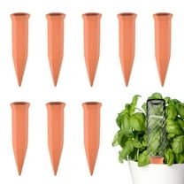 Wonder Garden 8 Pcs Watering Devices Automatic Irrigation Drippers Terracotta Self Watering Spikes, Plant Stakes for Indoor Outdoor Plants