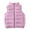 Purple, variant on Boys Girls Puffer Vest Kids Stand Collar Zip Up Padded Gilet Winter Warm Lightweight Quilted Jackets Fashion Outwear with Pocket