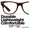 thumbnail image 2 of Grinderpunch Blue Light Reading Glasses High Magnification Strong Reading Power Readers For Men Woman - Black, 4.50, 2 of 6
