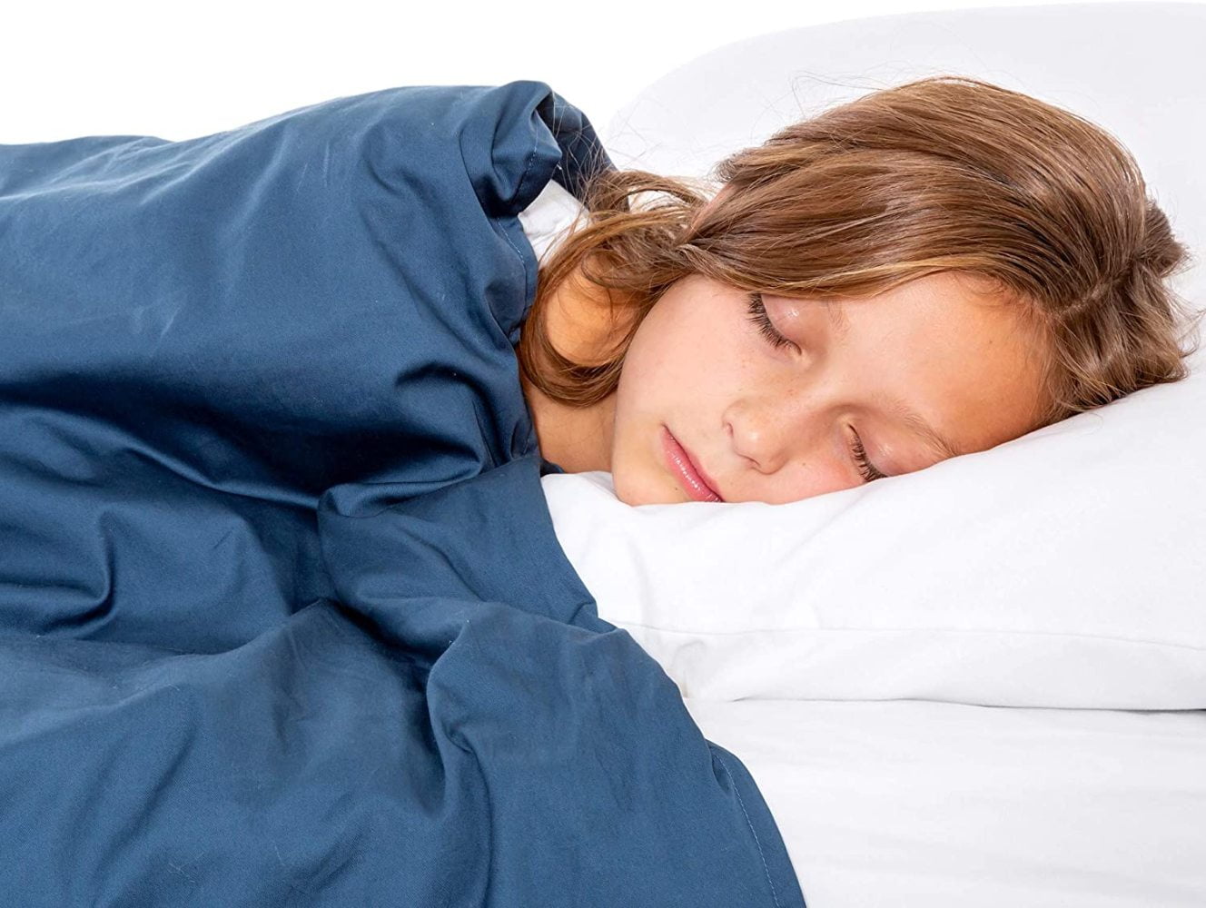 LAKeyen Weighted Blanket for Kids 10 lb 100 Organic Cotton