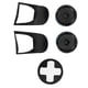 thumbnail image 3 of 5 En 1 Thumb Stick Grip Key Cap Joystick Cover L2 R2 Extensor De Gatillo Para Controlador, 3 of 7