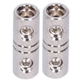thumbnail image 2 of Audio Cable Joiner, Deep Wire Recesses 8 Gauge Input Output Nickel Plated Finish Power Cord Extension Terminal  for Car Audio System, 2 of 8