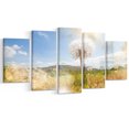 thumbnail image 2 of Blooming Dandelion under Bright Sky - Floral Canvas Art Print, 2 of 3