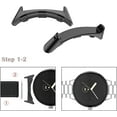 thumbnail image 3 of KOMI Google Pixel Watch 2 20mm Stainless Steel Connector Adapter Black, 3 of 5