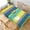 Aqua, Blue, Green, Pink, White, variant on Rectangle Tablecloth Pastel Stripes Beige, Green, Blue, White Oblong Table Cover Washable Table Cloths for Kitchen Dinning Party Tabletop Modern Decoration 60 x 84inch