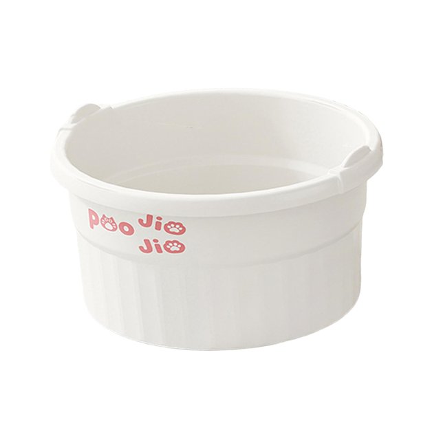 Lavabo para pies, cubo para baño de pies, lavabo para remojar los pies, bañera para pies para el hogar Blanco