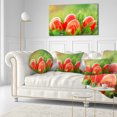 thumbnail image 3 of Designart Red Easter Eggs in Green Grass - Landscape Photography Throw Pillow - 12x20, 3 of 5