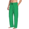 thumbnail image 2 of Balery Forestgreen print Men's Pajama Pants,Ultra Lightweight Pjs,Lounge Pant-Small, 2 of 9