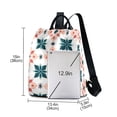 thumbnail image 3 of FORMRS Women's Travel Backpack Purse Anti-Theft Hidden Pockets Casual Shoulder Bag, Flowers Geometric Pattern, 3 of 7