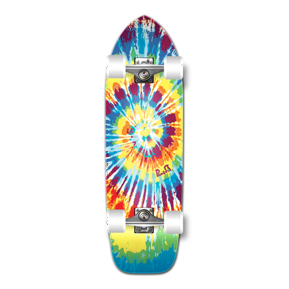 Yocaher Old School Longboard Complete - Tiedye Original