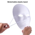 thumbnail image 4 of 4 Pcs Blank Masks Paper Mache Mask Diy Masks Masquerade Masks Paintable Masks, 4 of 8