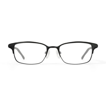 Walmart Men's FM11032 Prescription Eyeglasses with Case, Matte Black