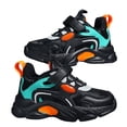 thumbnail image 5 of Toddler Shoes Boys Girls Walking Running Sneakers Lightweight Non Slip Tennis Sport Athletic Shoes,Orange, 5 of 7