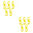 thumbnail image 2 of Soidarity Paquete de 5 accesorios para bicicletas Colectores de cables de plástico simples Contenedores de tuberías Suministros duraderos para Amarillo 2piezas, 2 of 6