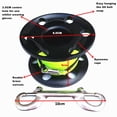 thumbnail image 3 of S SERENABLE Scuba Diving Aluminum Alloy Finger Reel Spool 50m Line Bolt Snap Clips Black, 3 of 9