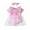 Pink, variant on XBASW Infant Baby Girls Tie-Dye Romper Dress with Headband Sets Summers Party Tutu Bodysuit Outfits 0-18 Months