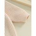 thumbnail image 6 of Bagilaanoe Newborn Baby Girl Boy New Year Clothes Knitted Sweater Long Sleeve Letters Embroidery Pullover 3M 6M 9M 12M 18M Infant Warm Jumpers Tops Fall Loose Knitwear, 6 of 9