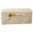 thumbnail image 1 of Funda Transpirable para Brazo Sofá Con Bolsillo para Mando A Distancia (Beige 50x110cm), 1 of 9