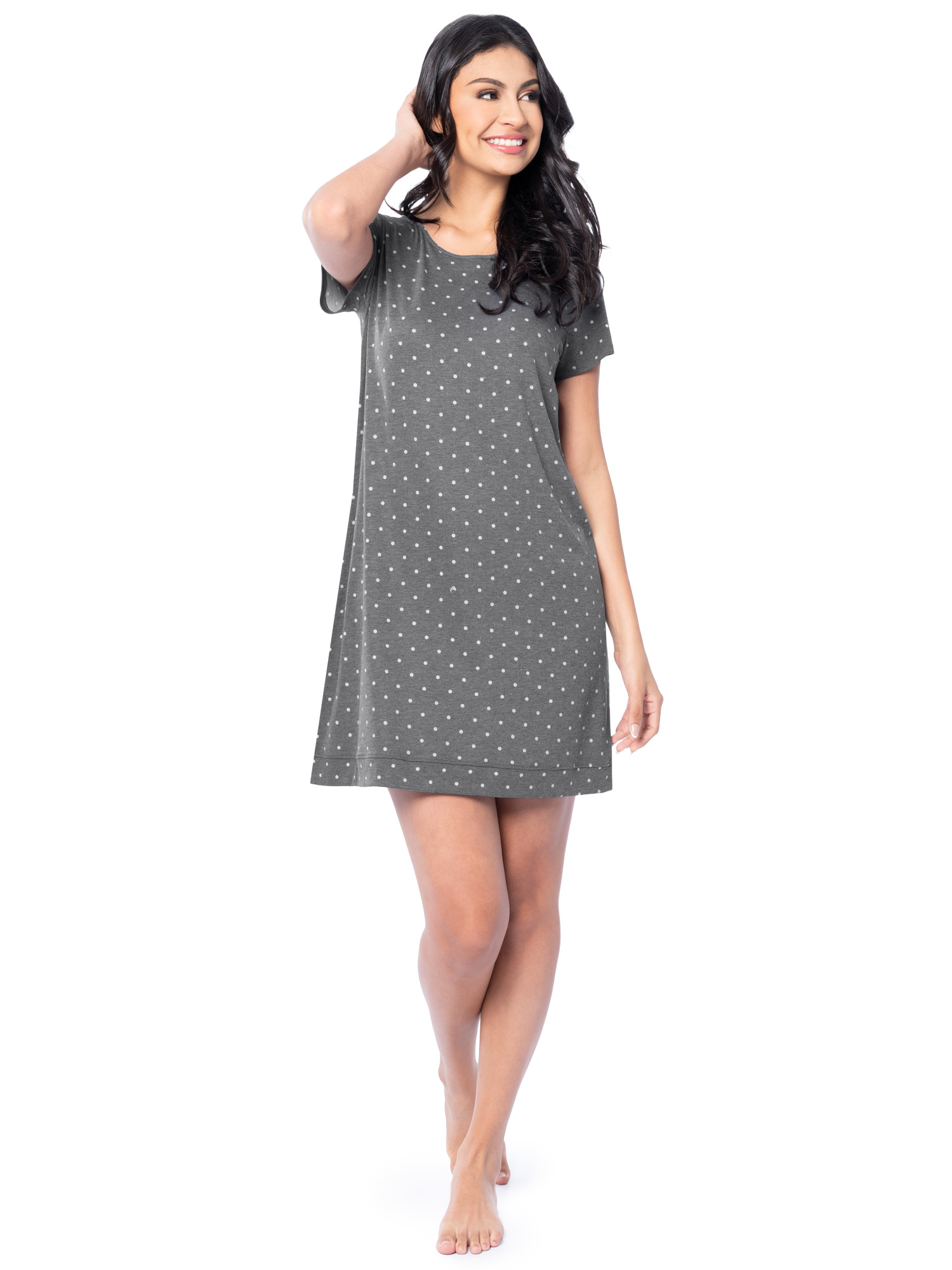 Fruit of the Loom Women's Soft and Breathable Pajama Sleepshirt, Sizes S-5X
