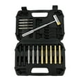 thumbnail image 1 of 19 Pieces Punch Set Solid Hammer Steel, Brass, Plastics Punches with Box Repair Tools for Watch Jewelry & Craft, 1 of 8