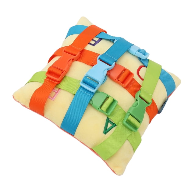 Almohada Sensorial Con Liberación De Hebilla, Felpa , Alivia La Ansiedad, Calma La Demencia, Mejora La Flexibilidad De Los Dedos Para Niños Para Pérdida De Memoria