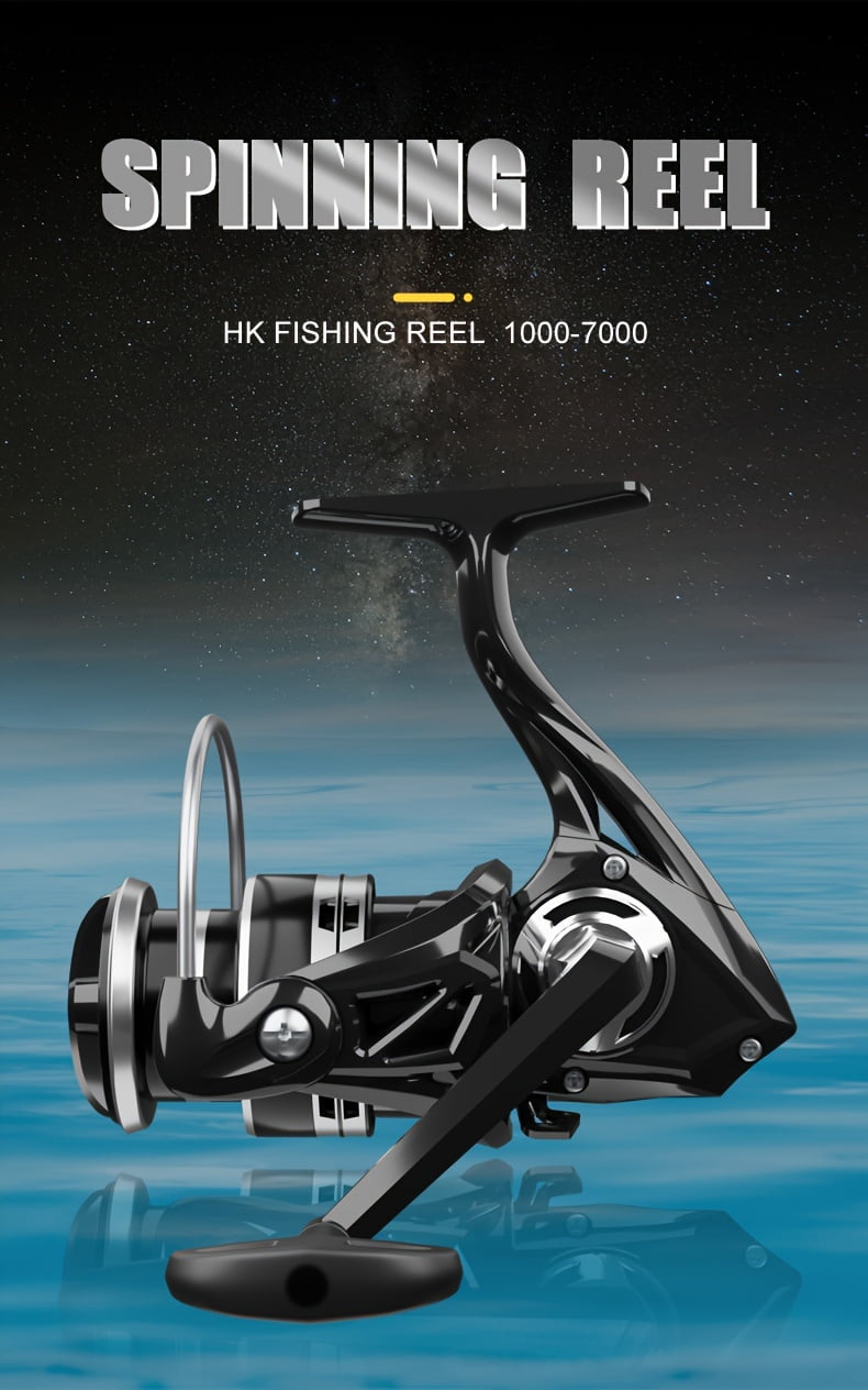 13BB HK Series 1000-7000 Metal Fishing Reel Spinning Reel Long Distance Casting Reel Fishing Tackle spinning wheel