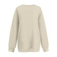 thumbnail image 5 of HAJWOH Crew Neck Sweatshirts Women Fall Oversized Crewneck Sweatshirt Vintage Fleece Pullover Loose Fit Cute Y2K Hoodie, 5 of 6