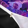 thumbnail image 4 of meiyoeat Purple Butterfly Initial R Bedding,Rainbow Gradient Neon Monogram Art Duvet Cover Full For Girl,Black Reversible,3-Piece,1 Duvet Cover and 2 Pillowcases, 4 of 6