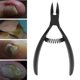 thumbnail image 5 of Herramienta de manicura de acero inoxidable cutícula encarnada cortaúñas recortadora herramienta de cuidado de pedicura negro, 5 of 11