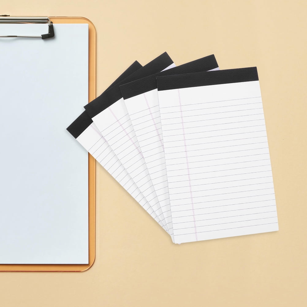 Worgeous 8Pcs Multi-use Notebook Tearable Memo Pad Convenient Legal Pad Lined Memo Pad A5 Legal Notepad