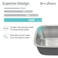 thumbnail image 4 of Toulouse 23 5/8 x 21 Stainless Steel, Single Basin, Undermount Kitchen Sink, 4 of 10