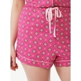 thumbnail image 4 of Joyspun Women's Woven Sleep Shorts, Sizes S to 3X, 4 of 6